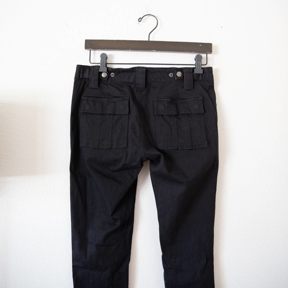 Tripp Nyc Black Skinny Rocker Jeans Velcro Belt - Picture 3 of 5